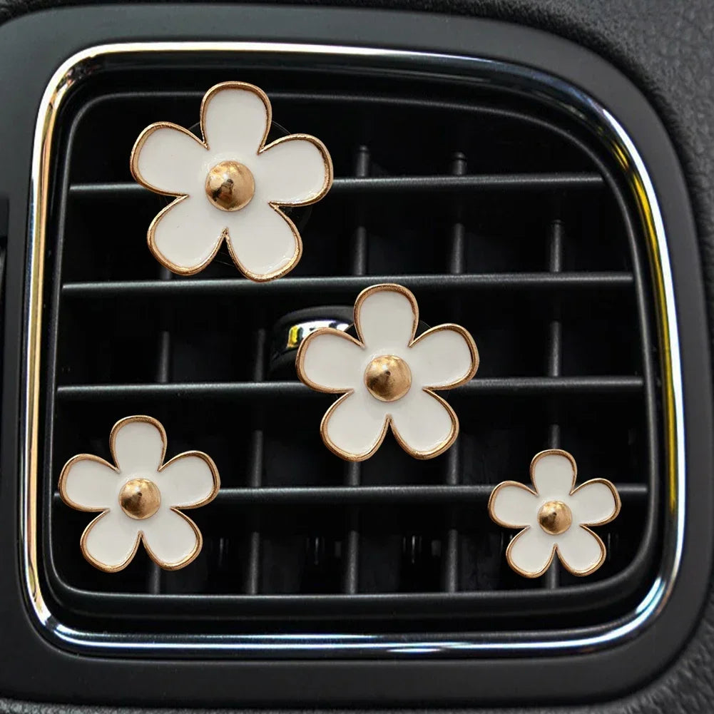 Car Outlet Vent Perfume Clips Conditioning Aromatherapy Freshener with Cute Flower Design My Store