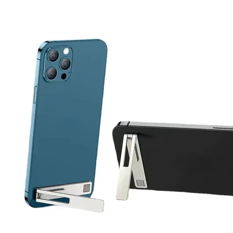 Magnetic Ultra Thin Foldable Mobile Phone Holder Bracket Metal Alloy Desktop Cell Phone Stands Universal Phone Support Kickstand My Store