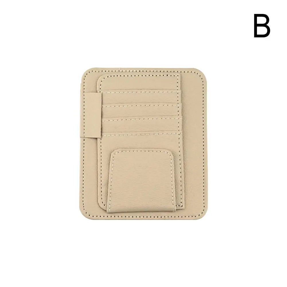 Car Sun Visor Organizer Multi-Pocket Business Card Storage Management Sunglasses Holder Visor Accessories Auto Interior My Store