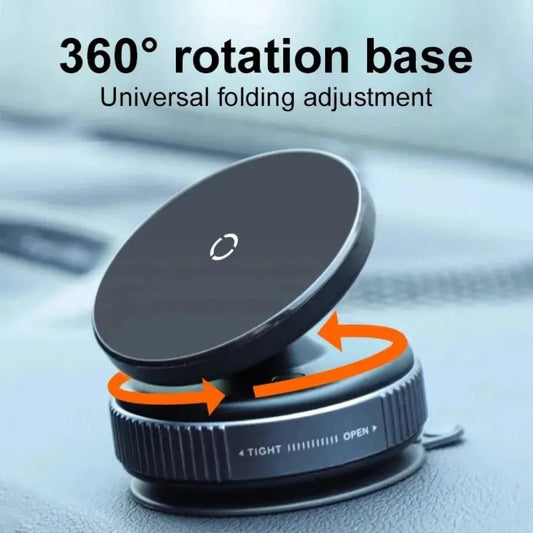 Car Phone Holder, Magsafe Magnetic Vacuum Intelligent Car Mount 360° Rotation Magnetic Vacuum Adsorption Suction Cup Bracket Car My Store