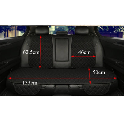 Universal Car Seat Cover Protector Linen Front Rear Back Flax Summer Cushion Pad Mat Sedan Suv Pick-up Car Interior Accessories My Store