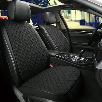 Universal Car Seat Cover Protector Linen Front Rear Back Flax Summer Cushion Pad Mat Sedan Suv Pick-up Car Interior Accessories My Store