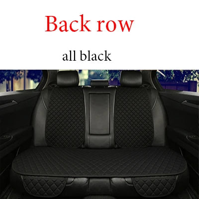 Universal Car Seat Cover Protector Linen Front Rear Back Flax Summer Cushion Pad Mat Sedan Suv Pick-up Car Interior Accessories My Store