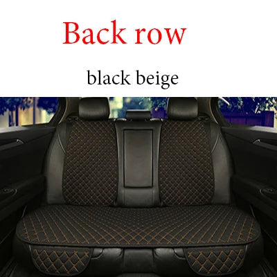 Universal Car Seat Cover Protector Linen Front Rear Back Flax Summer Cushion Pad Mat Sedan Suv Pick-up Car Interior Accessories My Store