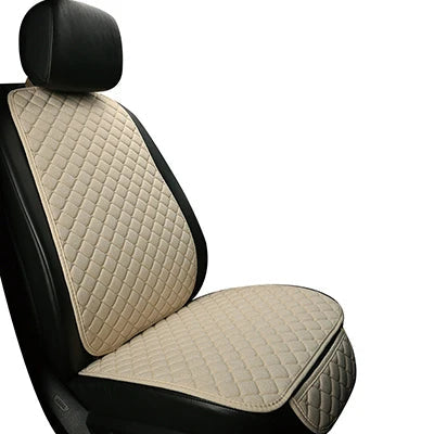 Universal Car Seat Cover Protector Linen Front Rear Back Flax Summer Cushion Pad Mat Sedan Suv Pick-up Car Interior Accessories My Store