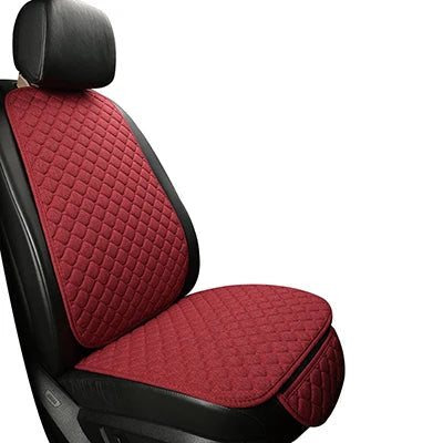 Universal Car Seat Cover Protector Linen Front Rear Back Flax Summer Cushion Pad Mat Sedan Suv Pick-up Car Interior Accessories My Store