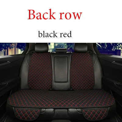 Universal Car Seat Cover Protector Linen Front Rear Back Flax Summer Cushion Pad Mat Sedan Suv Pick-up Car Interior Accessories My Store