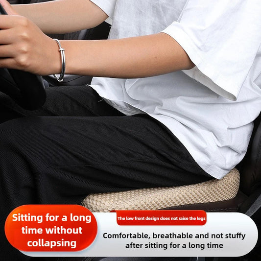 Car Seat Booster Cushion Honeycomb Memory Cotton Car Seat Cushion Car Simple Breathable 3D Mesh Thickened Sedentary Seat Cushion My Store