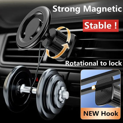 Magnetic Car Phone Holder Stand Magnet Car Mount Support GPS Mobile Bracket in Car For Macsafe iPhone 15 14 13 12 Samsung Xiaomi My Store