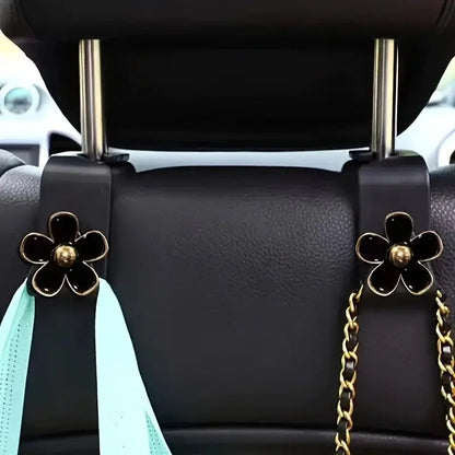 2pcs Universal Car Seat Headrest Hook For Auto Back Seat Storage Organizer Hanger Holder For Handbag Purse Bags Clothes Coats My Store