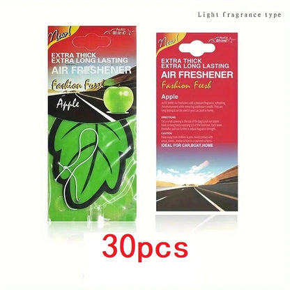 3-60pcs Car Air Freshener Natural Scented Tea Paper Auto Hanging Vanilla Perfume Fragrance Leaf Shape Car Accessories Interior 1005007750916073