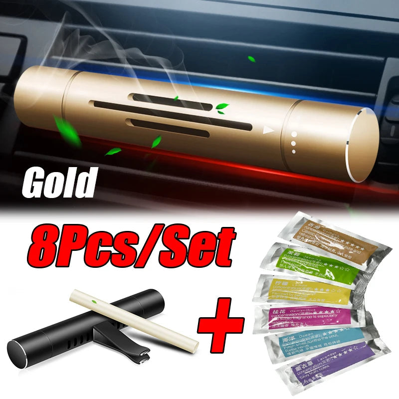 8Pc/Set Car Air Vent Perfume Car Air Freshener Flavoring Smell Aroma Car Perfumes Air Freshener Parfum Auto Interior Accessories My Store