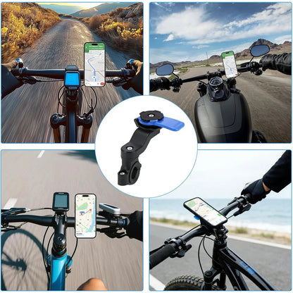 Motorcycle Handlebar Mount, Universal Bike Phone Holder, MTB Phone Holder, Detachable & Universal 360° Rotatable My Store