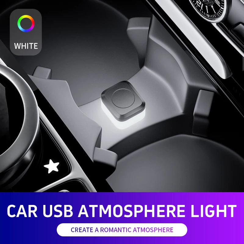 1x Car USB Led Light mood lamp Plug Play Universal LED interior Atmosphere Light Auto Reading Lamp Decorations Decorative Strip My Store