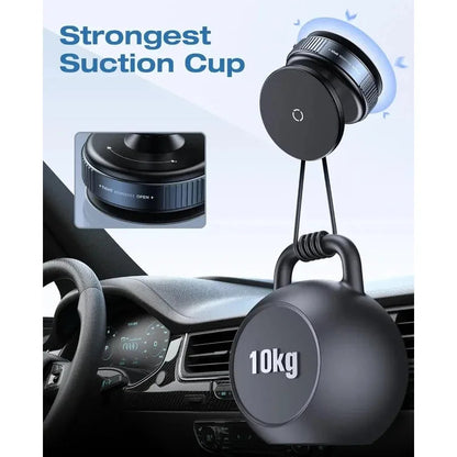 360°Adjustable Suction Cup Phone Mount Magnetic Car Phone Holder Vacuum Suction for Gym/Mirror/Smooth Surface For All Smartphone My Store