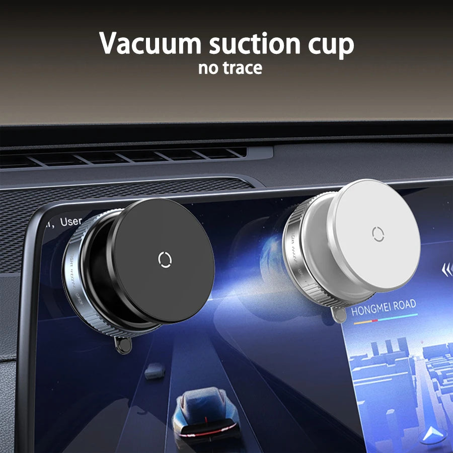 Car Phone Holder, Magsafe Magnetic Vacuum Intelligent Car Mount 360° Rotation Magnetic Vacuum Adsorption Suction Cup Bracket Car My Store