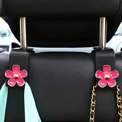 2pcs Universal Car Seat Headrest Hook For Auto Back Seat Storage Organizer Hanger Holder For Handbag Purse Bags Clothes Coats My Store