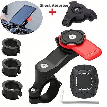 Motorcycle Handlebar Mount, Universal Bike Phone Holder, MTB Phone Holder, Detachable & Universal 360° Rotatable My Store