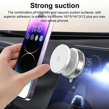 Car Phone Holder, Magsafe Magnetic Vacuum Intelligent Car Mount 360° Rotation Magnetic Vacuum Adsorption Suction Cup Bracket Car My Store