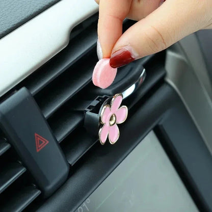 Car Outlet Vent Perfume Clips Conditioning Aromatherapy Freshener with Cute Flower Design My Store