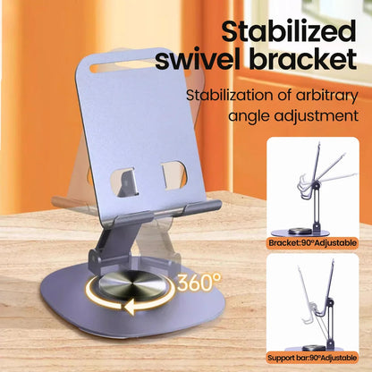 Olaf Rotating Table Cell Phone Holder Support Desktop Stand For iPad Samsung iPhone 15 14 13 Mobile Mount My Store