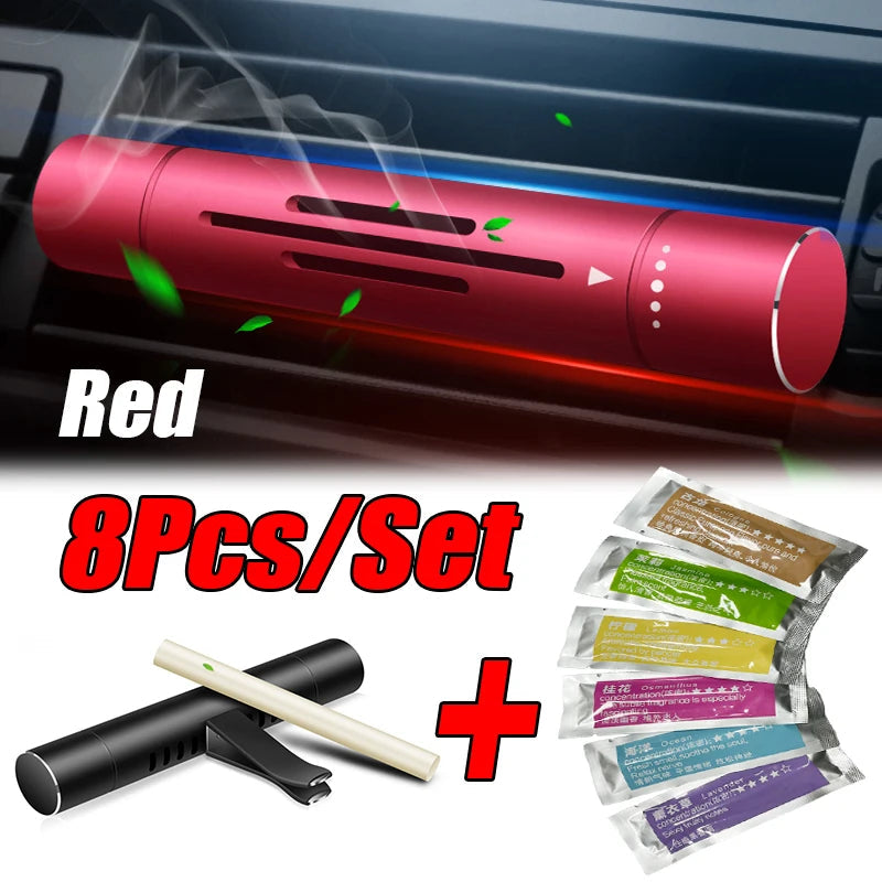 8Pc/Set Car Air Vent Perfume Car Air Freshener Flavoring Smell Aroma Car Perfumes Air Freshener Parfum Auto Interior Accessories My Store