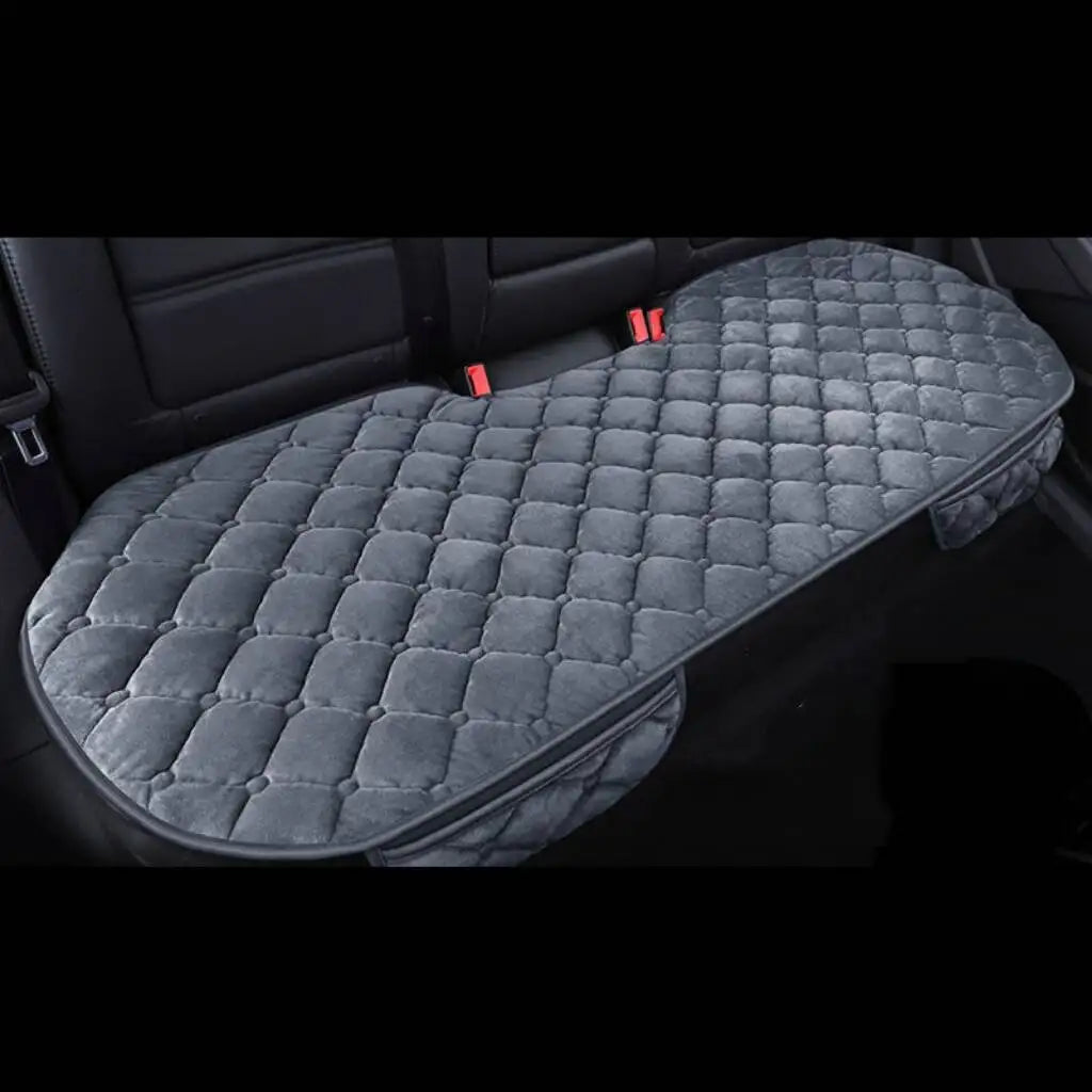 Car Seat Cover Protector Universal Winter Warm Auto Seat Cushion Rear Seat Cushion Protection Covers Back Cushion Three Piece My Store