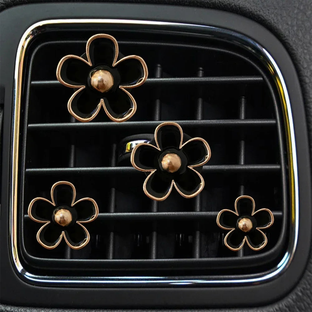 Car Outlet Vent Perfume Clips Conditioning Aromatherapy Freshener with Cute Flower Design My Store