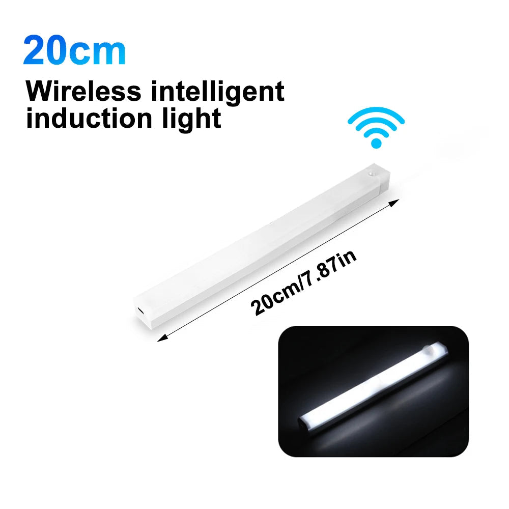 LED Car Sensor Light 10/20/30CM Automatic Induction Light Type-c Rechargeable Smart Lighting Magnetic Maual/Sensing Mode Lamp My Store