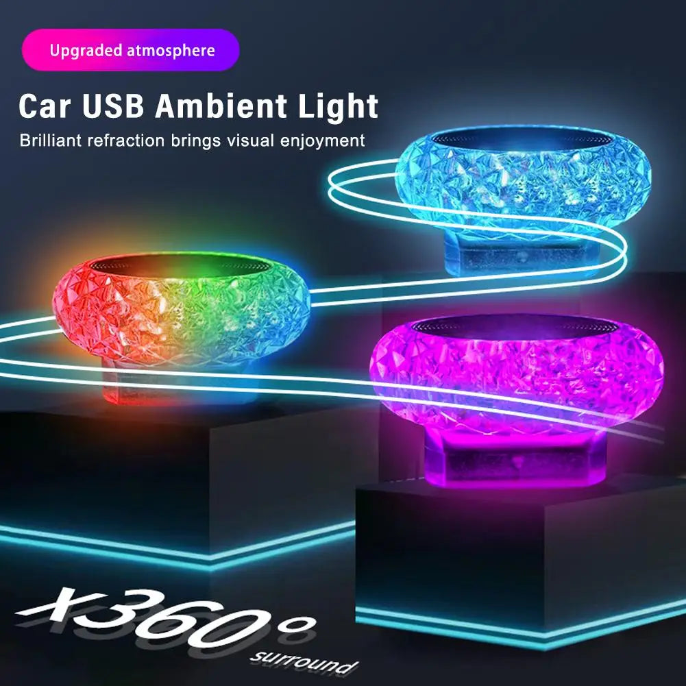 Car USB Ambient Lights Portable Mini LED Atmosphere Lamps Interior Decorative lights for car and Computer, Environment Lighting My Store