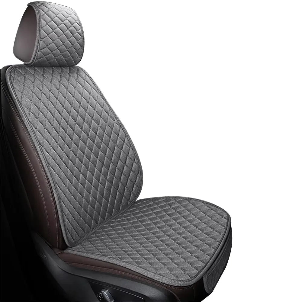 Universal Flax Car Seat Cover Front Rear Cushion Comfortable Breathable Protector Mat Four Season Pad Auto Interior Accessories My Store