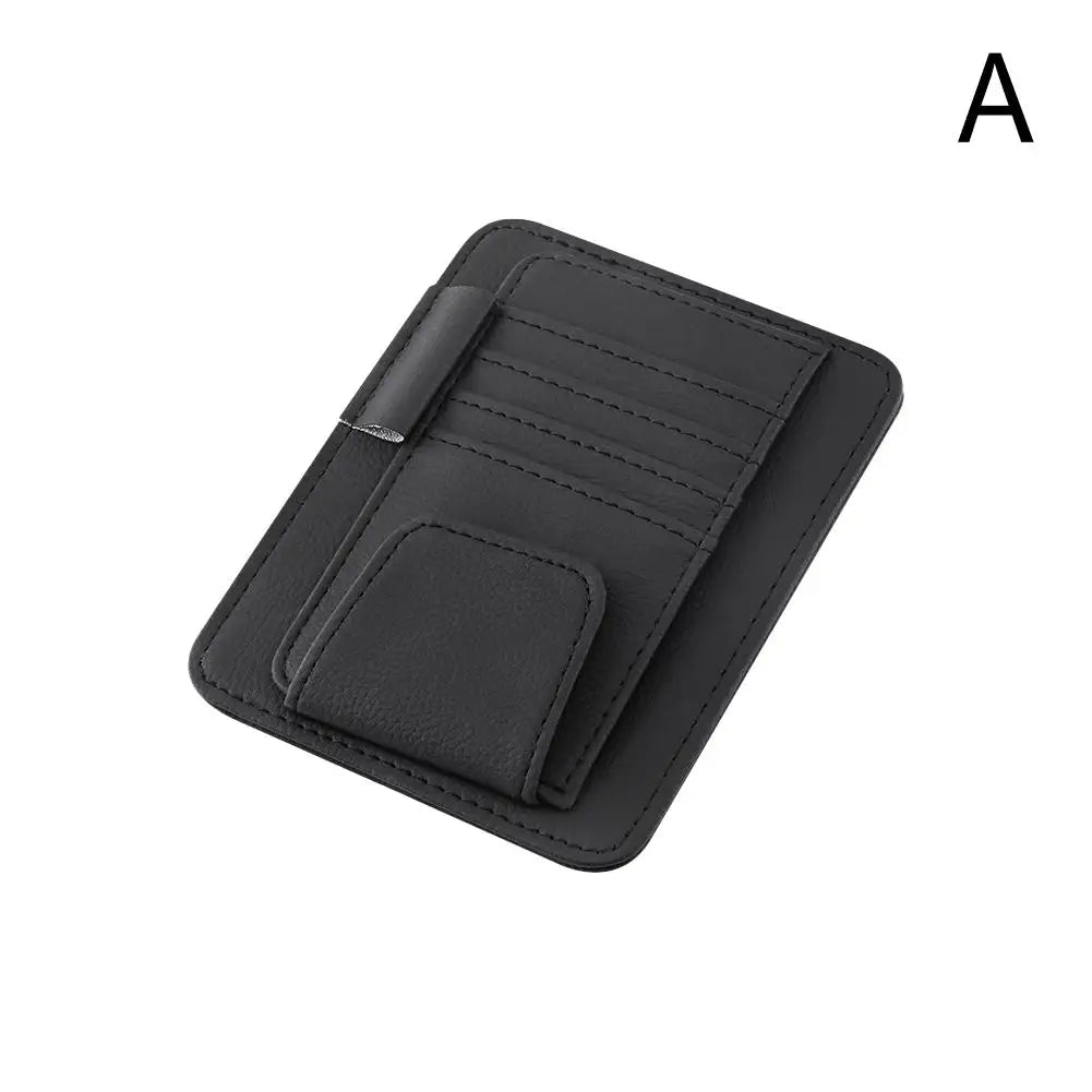 Car Sun Visor Organizer Multi-Pocket Business Card Storage Management Sunglasses Holder Visor Accessories Auto Interior My Store