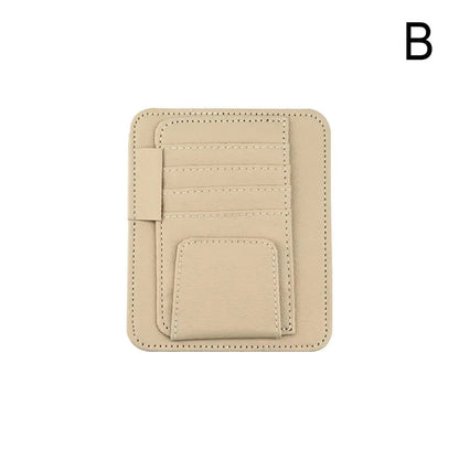 Car Sun Visor Organizer Multi-Pocket Business Card Storage Management Sunglasses Holder Visor Accessories Auto Interior My Store