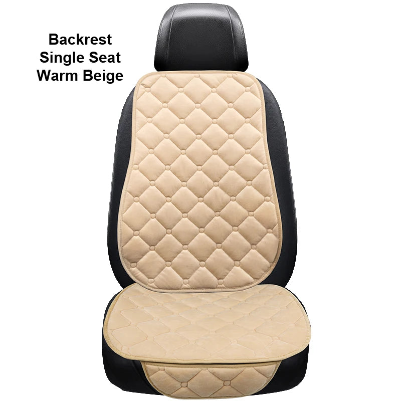 Car Seat Cover Protector Universal Winter Warm Auto Seat Cushion Rear Seat Cushion Protection Covers Back Cushion Three Piece My Store