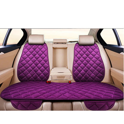 Car Seat Cover Protector Universal Winter Warm Auto Seat Cushion Rear Seat Cushion Protection Covers Back Cushion Three Piece My Store