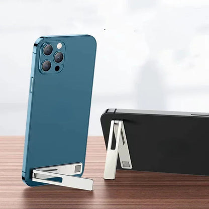 Magnetic Ultra Thin Foldable Mobile Phone Holder Bracket Metal Alloy Desktop Cell Phone Stands Universal Phone Support Kickstand My Store