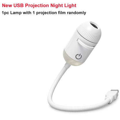Romantic LED Starry Sky Night Light USB Powered Saturn Galaxy Projector Lamp for Car Roof Party Room Ceiling Decor Plug and Play My Store