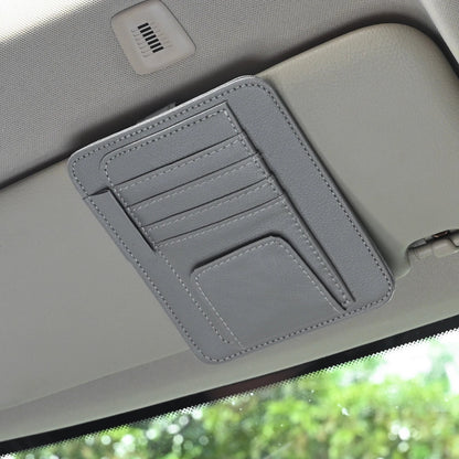 JFBONIN Car Visor Organizer Multi-Pocket Pouch Bag Card Glasses Storage Holder Scratch-resistant Auto Visor Holder For Car My Store