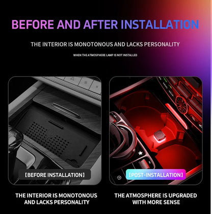 1x Car USB Led Light mood lamp Plug Play Universal LED interior Atmosphere Light Auto Reading Lamp Decorations Decorative Strip My Store