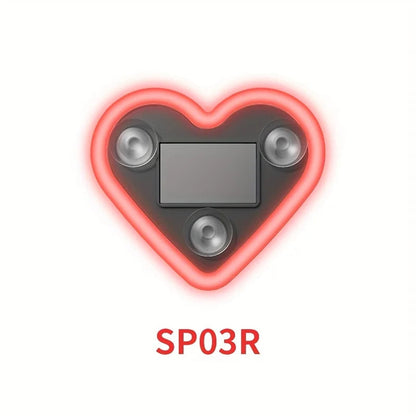Solar-Powered Led Car Window Neon Lights - Heart-Shaped Rgb-Free Color-Changing Interior Wiring Free Atmosphere Light My Store