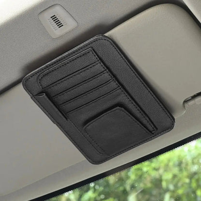 Car Sun Visor Organizer Multi-Pocket Business Card Storage Management Sunglasses Holder Visor Accessories Auto Interior My Store