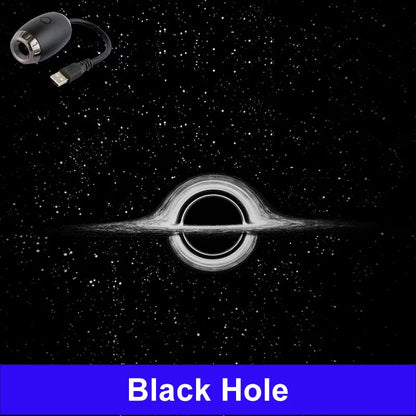 Romantic LED Starry Sky Night Light USB Powered Saturn Galaxy Projector Lamp for Car Roof Party Room Ceiling Decor Plug and Play My Store