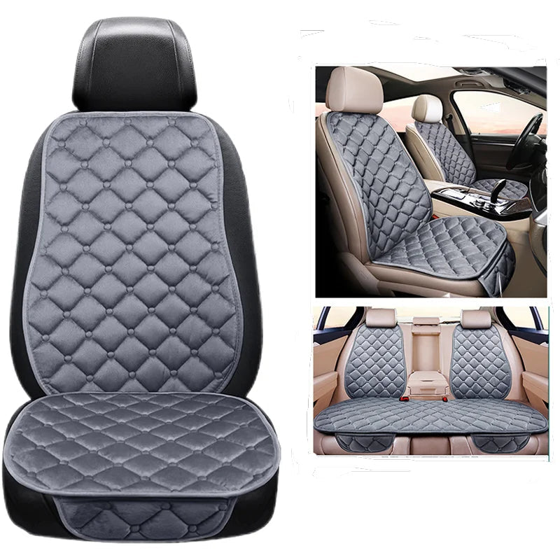 Car Seat Cover Protector Universal Winter Warm Auto Seat Cushion Rear Seat Cushion Protection Covers Back Cushion Three Piece My Store
