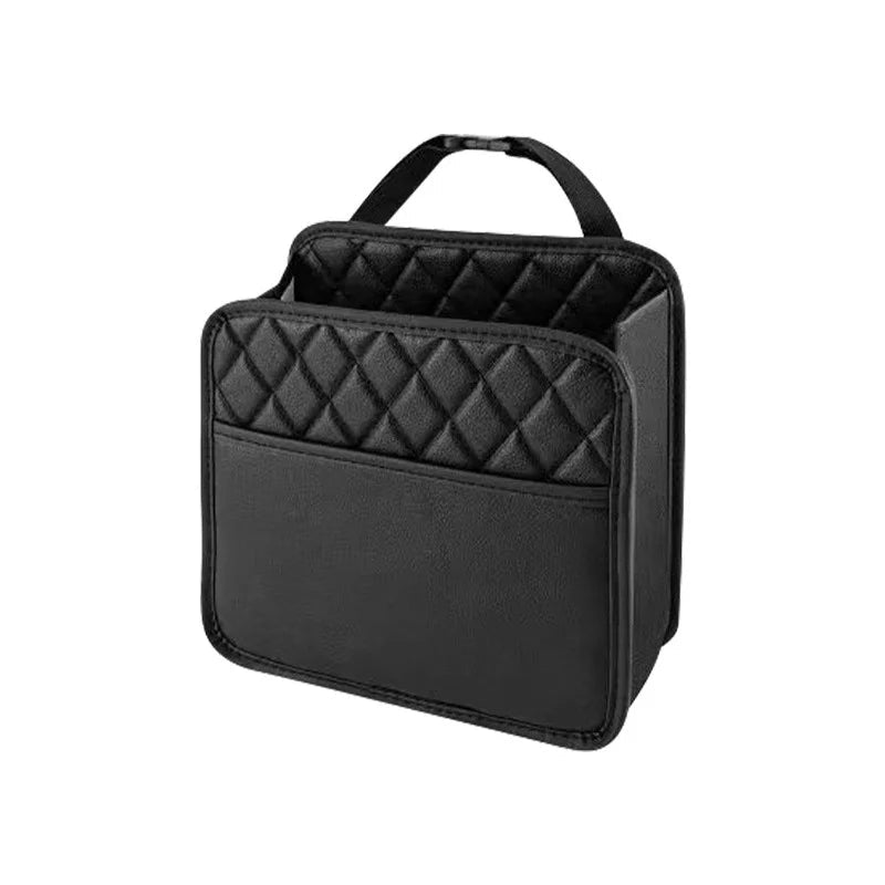 Multifunctional Car Seat Storage Bag Leather Auto Organizer Garbage Bag Universal Fit For Most Car Models My Store