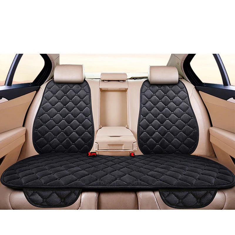 Car Seat Cover Protector Universal Winter Warm Auto Seat Cushion Rear Seat Cushion Protection Covers Back Cushion Three Piece My Store