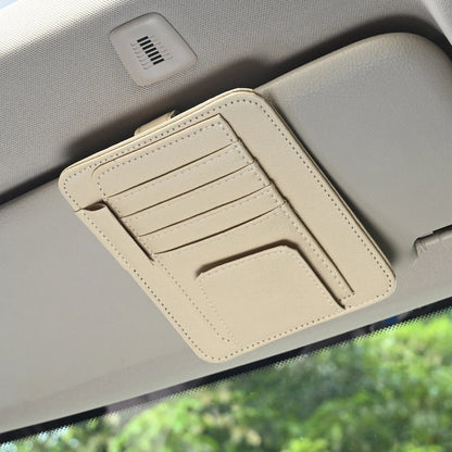 JFBONIN Car Visor Organizer Multi-Pocket Pouch Bag Card Glasses Storage Holder Scratch-resistant Auto Visor Holder For Car My Store