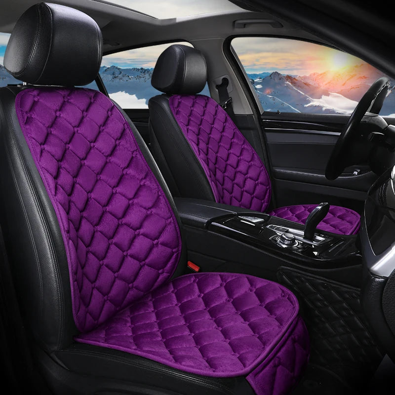 Car Seat Cover Protector Universal Winter Warm Auto Seat Cushion Rear Seat Cushion Protection Covers Back Cushion Three Piece My Store