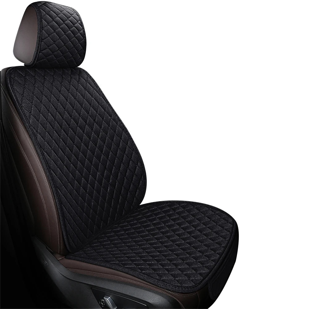 Universal Flax Car Seat Cover Front Rear Cushion Comfortable Breathable Protector Mat Four Season Pad Auto Interior Accessories My Store