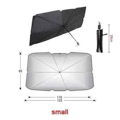 Car Sunshade Umbrella For Auto Shading Car Sun Shade Protector Parasol Summer Sun Interior Windshield Protection Curtain My Store
