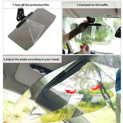 A car mounted anti glare mirror, anti UV strong light vehicle sunshade My Store